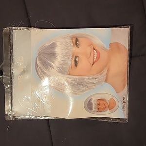 Bob Wig Silver/White